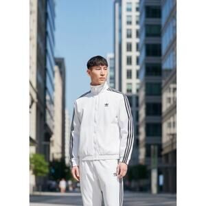 NEW ADIDAS ORIGINALS Men's XL Firebird Track Jacket JY1328 White / Black
